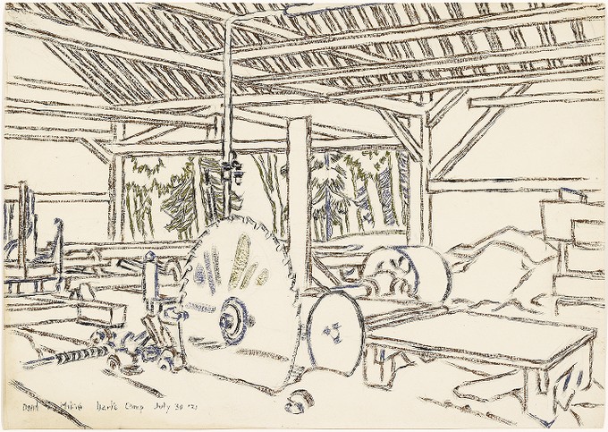 Sawmill at Dart's Camp