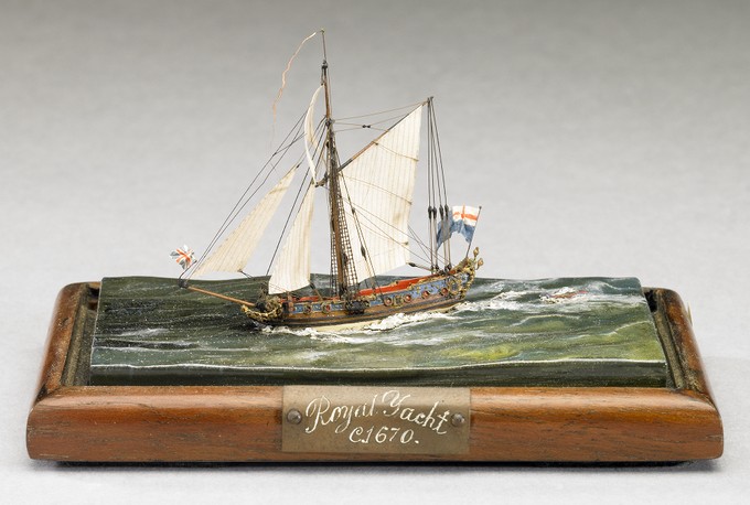 Royal Yacht, Caroline (?) (vessel built 1670), Miniature Model