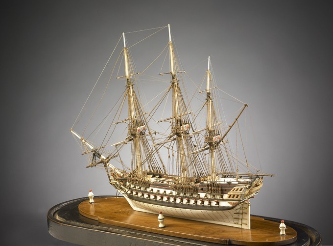Bone Ship Model of the ‘Peace’