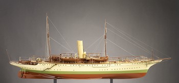 Twin Screw Steel Schooner, Mayflower, Builder's Model