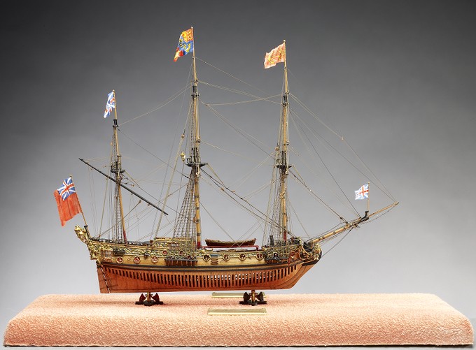 Royal Yacht, Carolina (vessel built 1716), Miniature Model
