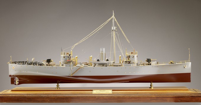 Minesweeping Sloop, HMS Orby, Builder's Model