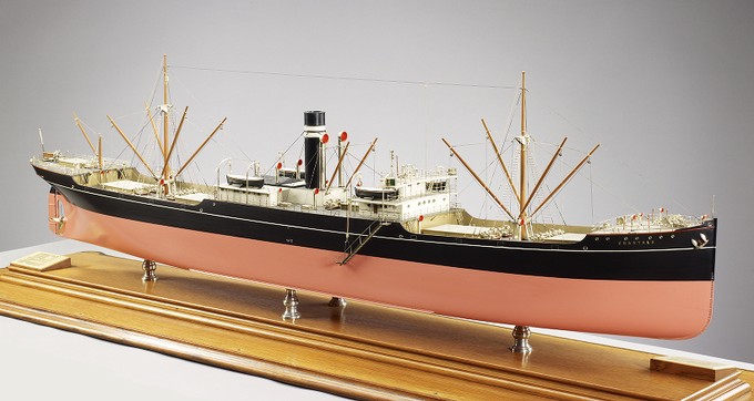 Cargo Ship, Chantala, Builder's Model