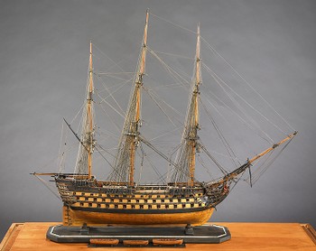 Three-decker 100 Gun Warship, Victory, Prisoner of War Model