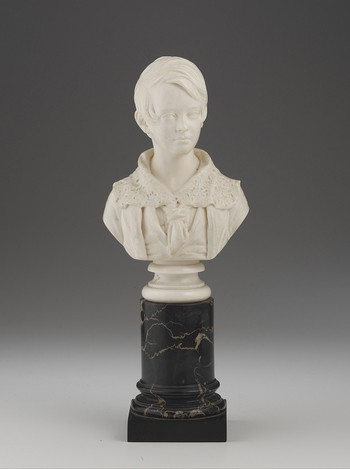 Bust of William Emerson Tennent as a Boy, later official in the Board of Trade (1835-1876)