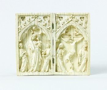 Diptych: The Virgin and Child, and The Crucifixion