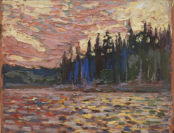 Sunset by Lake