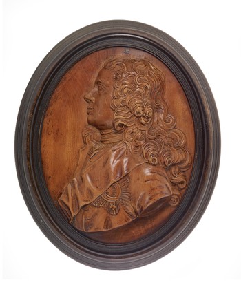 Pair of Boxwood Portrait Plaques of John and Sarah Churchill