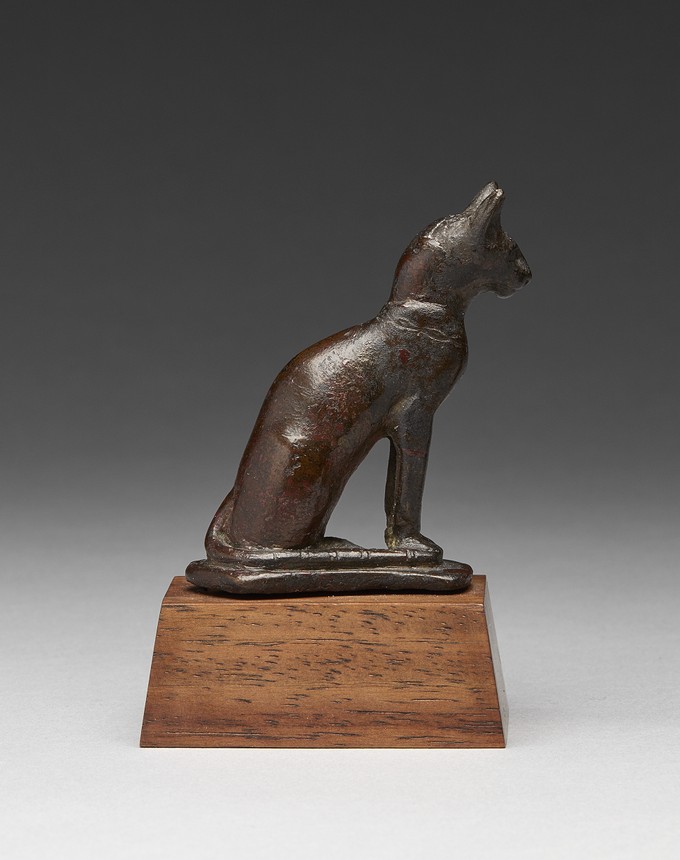 Bronze Seated Cat