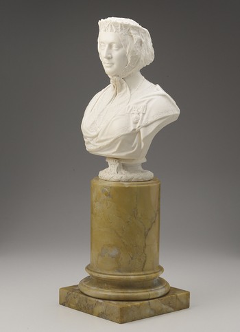 Bust of Harriet Elizabeth Georgiana Leveson-Gower, Duchess of Sutherland, courtier (1806-1868)