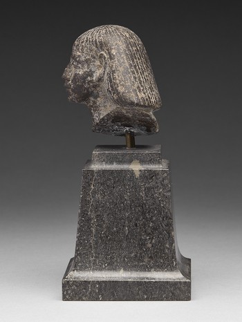 Grey Granite Head of an Official