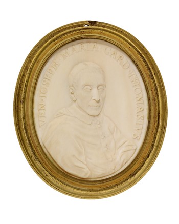 Oval Ivory Plaque of a Gentleman