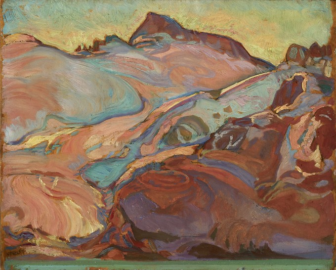 Snow in the Mountains, Garibaldi Park' by Frederick Horsman Varley