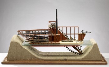 Steam Gold Dredger, Builder's Model
