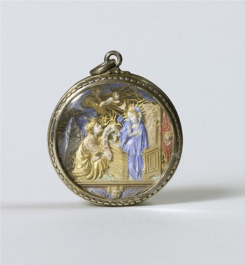 Pendant: The Annunciation with the Holy Trinity