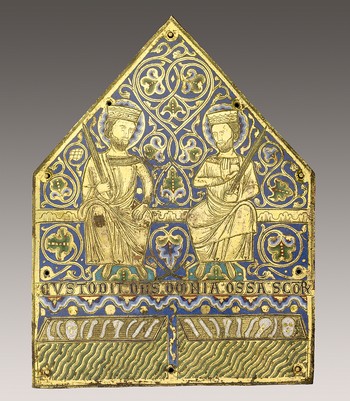 Panel from a Reliquary of the Four Crowned Martyrs