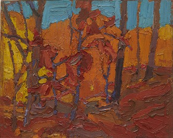 Autumn Woods, Algonquin Park (recto); Untitled (verso)