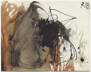Sepia and Black Ink (Automatism Series)