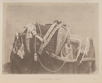 [Embroidered Saddle, Tunis]