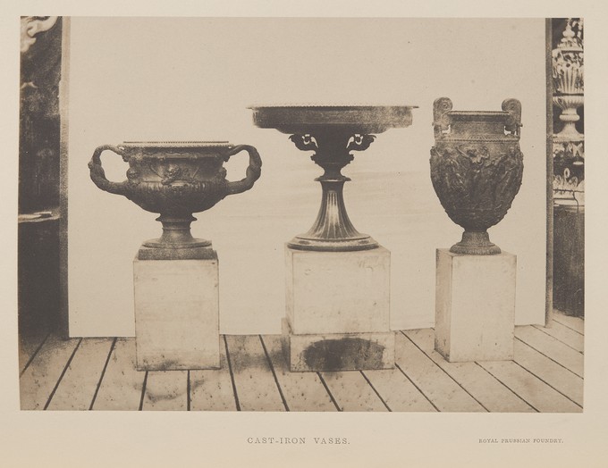 [Cast-Iron Vases, Royal Russian Foundry]
