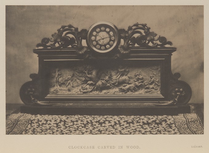 [Clockcase Carved in Wood, Liénard]