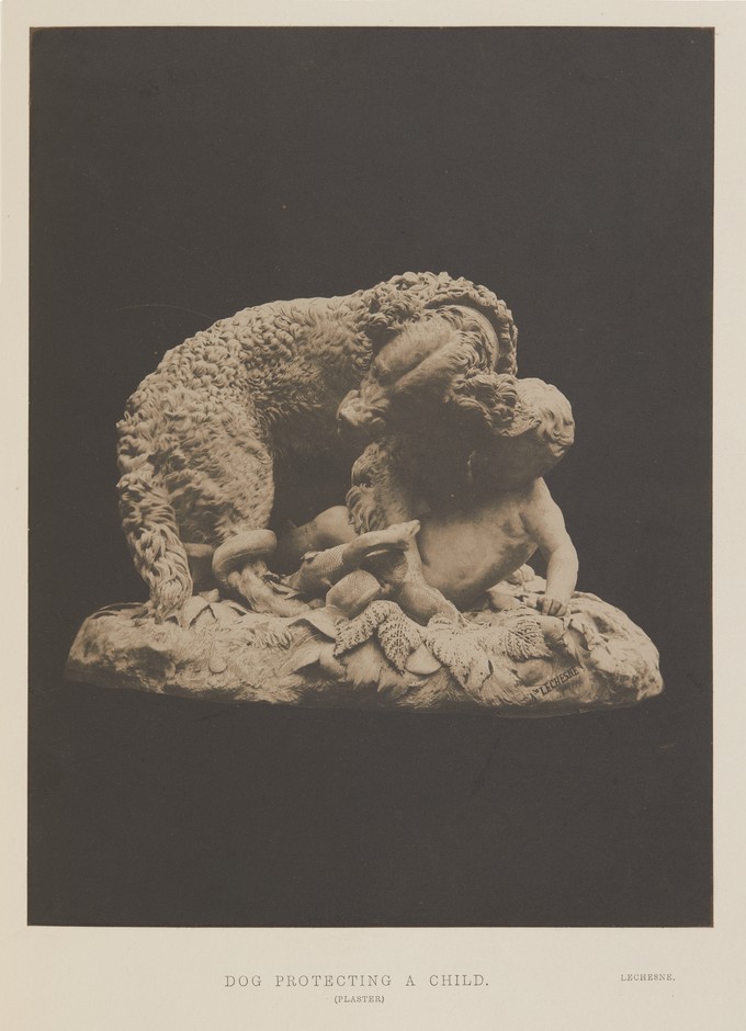 [Dog Protecting a Child, Lechesne]