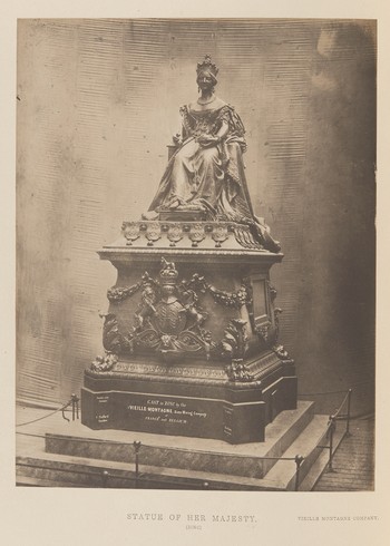 [Statue of Her Majesty, Vieille Montagne Company]