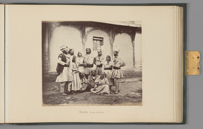 [Chamba; A Group of Guddies]   from The Sutlej - Indian Groups etc.
