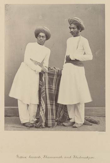 Native Servants, Khansamah and Khidmutgar   from The Sutlej - Indian Groups etc.