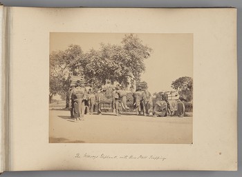 [The Viceroy's Elephants, with their State Trappings]   from Indian Views