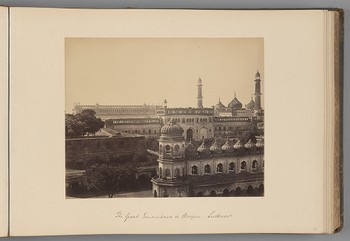 [Lucknow; The Great Imambara and Mosque]   from Indian Views