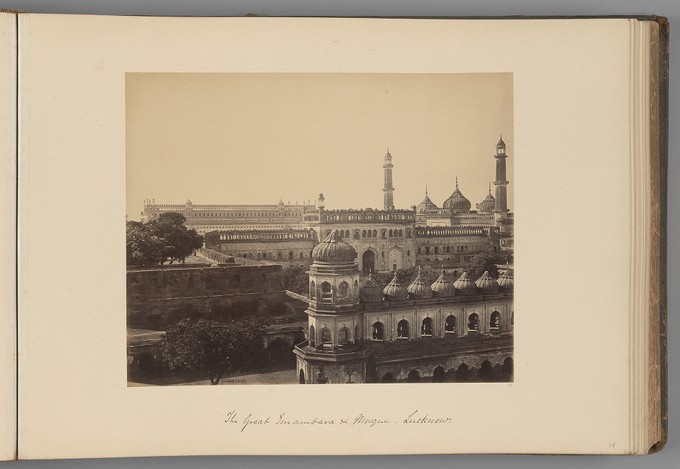 [Lucknow; The Great Imambara and Mosque]   from Indian Views