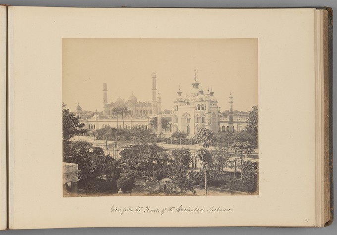 [Lucknow; View from the Terrace of the Hoseinabad]   from Indian Views