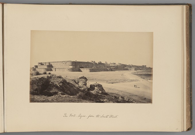 [The Fort at Agra from the South-West]   from Indian Views