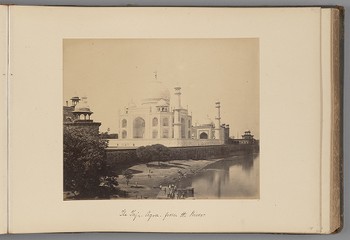 [The Taj Mahal, Agra, from the River]   from Indian Views