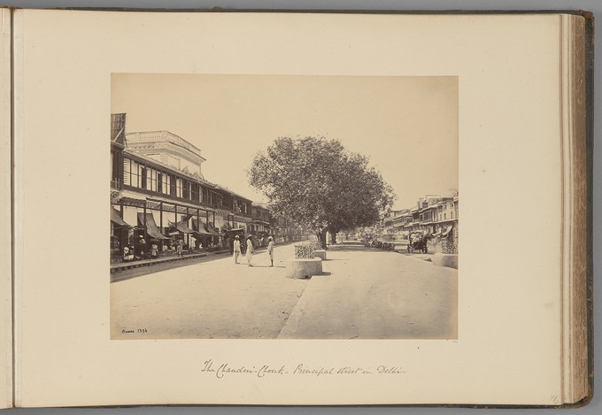 [The Chadni Chouk, a principal street in Delhi]   from Indian Views