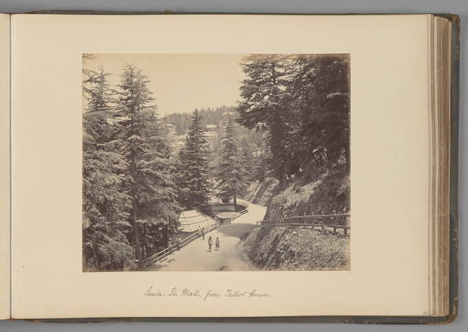 [Simla; The Mall, from Talbot House]   from Indian Views