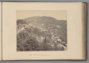 [Simla; From below Bentinck Castle]   from Indian Views