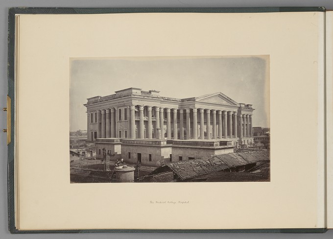 [Calcutta; The Medical College Hospital]   from Indian Architecture and Scenery, Vol. 1