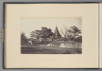 [Calcutta; View in the Eden Gardens]   from Indian Architecture and Scenery, Vol. 1