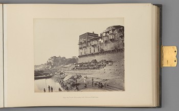 [Benares; Raja Jey Singh's Observatory, and Dasaswa Medh Ghat]   from Indian Architecture and Scenery, Vol. 1