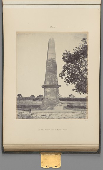 Sir Henry Havelock's Grave in the Alum Bagh   from Indian Architecture and Scenery, Vol. 1