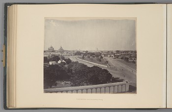 [Lucknow; Oudh Exhibition and surrounding Scenery]   from Indian Architecture and Scenery, Vol. 1