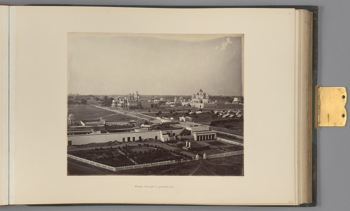 [Lucknow; Chutter Munzil etc. near view]   from Indian Architecture and Scenery, Vol. 1