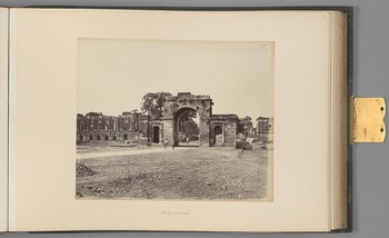 [Lucknow; Bailey-guard Gate]   from Indian Architecture and Scenery, Vol. 1
