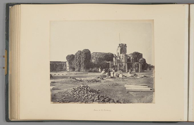 [Lucknow; Ruins of the Residency]   from Indian Architecture and Scenery, Vol. 1