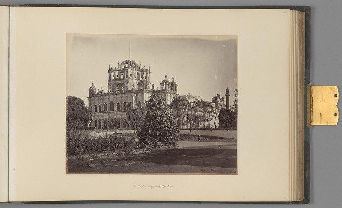 [Lucknow; La Martiniere, from the Garden]   from Indian Architecture and Scenery, Vol. 1
