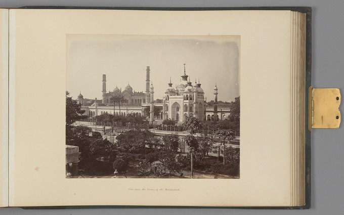 [Lucknow; View from the Terrace of the Hooseinabad]   from Indian Architecture and Scenery, Vol. 1