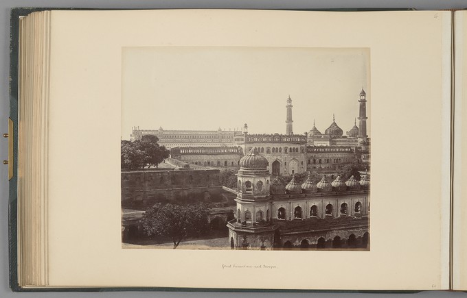 [Lucknow; Great Emambara and Mosque]   from Indian Architecture and Scenery, Vol. 1