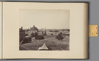 [Lucknow; General view from Fort]   from Indian Architecture and Scenery, Vol. 1